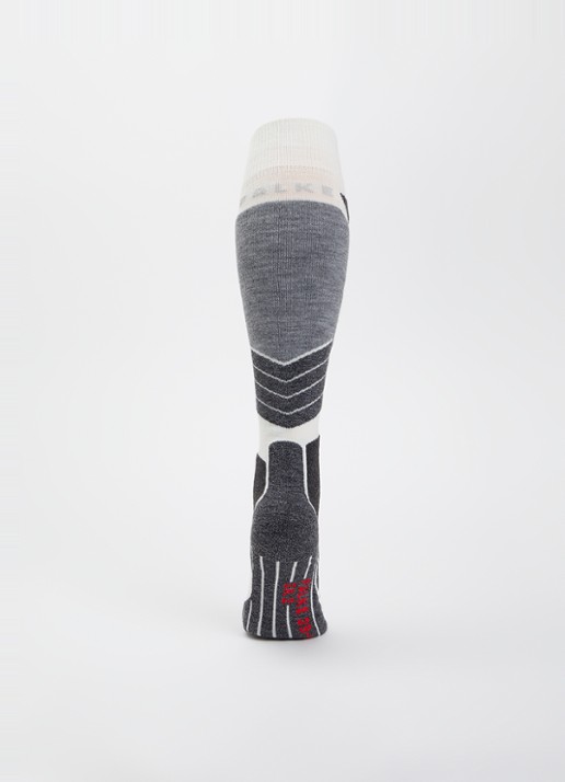 Falke SK2 skisokken in wolblend - voorkant 2 wit