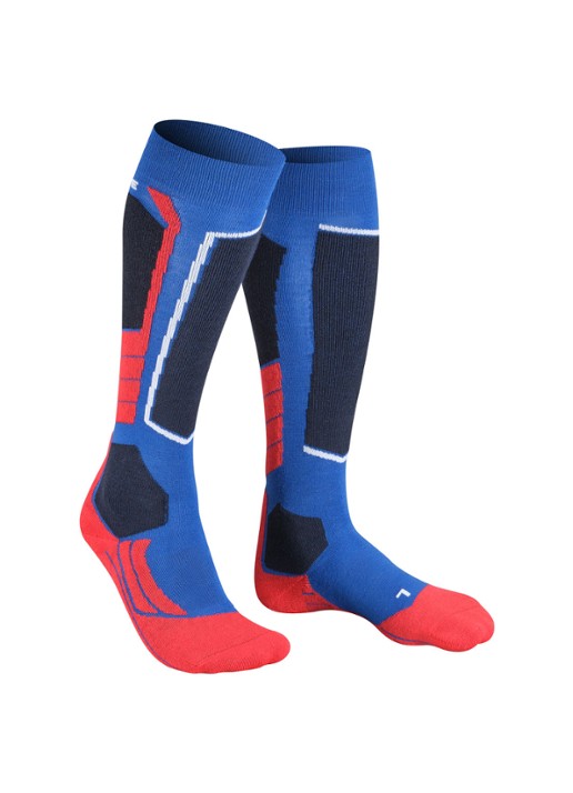 Falke SK2 skisokken in wolblend - voorkant 7 donkerblauw