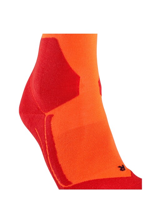 Falke SK4 skisokken in wolblend - detail 3 orange