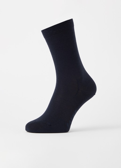 Falke Soft Merino sokken in wolblend in 2-pack  - detail 3 aubergine