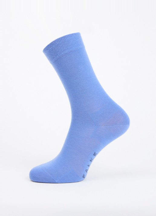 Falke Softmerino sokken in scheerwolblend - detail donkerblauw