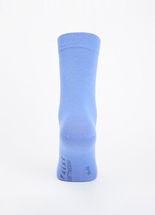 Falke Softmerino sokken in scheerwolblend - voorkant 3 donkerblauw