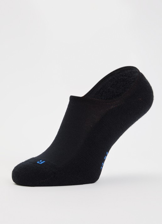 Falke Sokken in scheerwolblend - detail 3 zwart