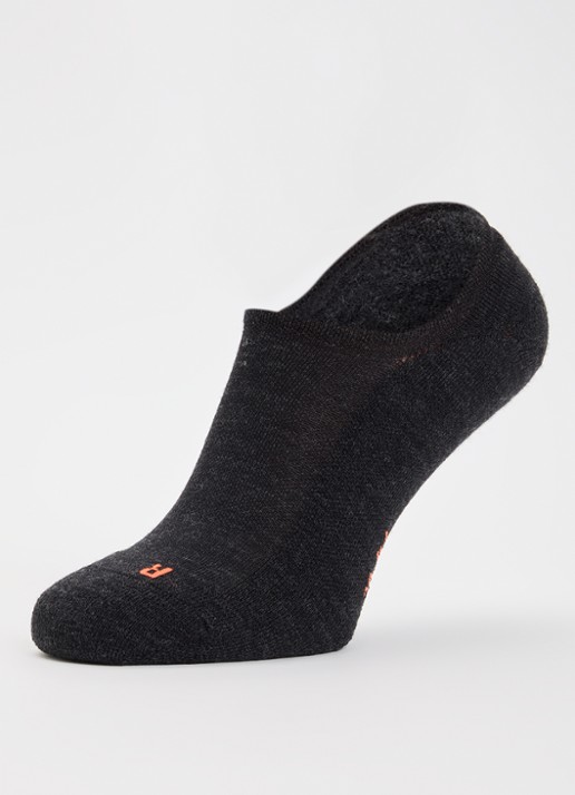Falke Sokken in scheerwolblend - detail antraciet