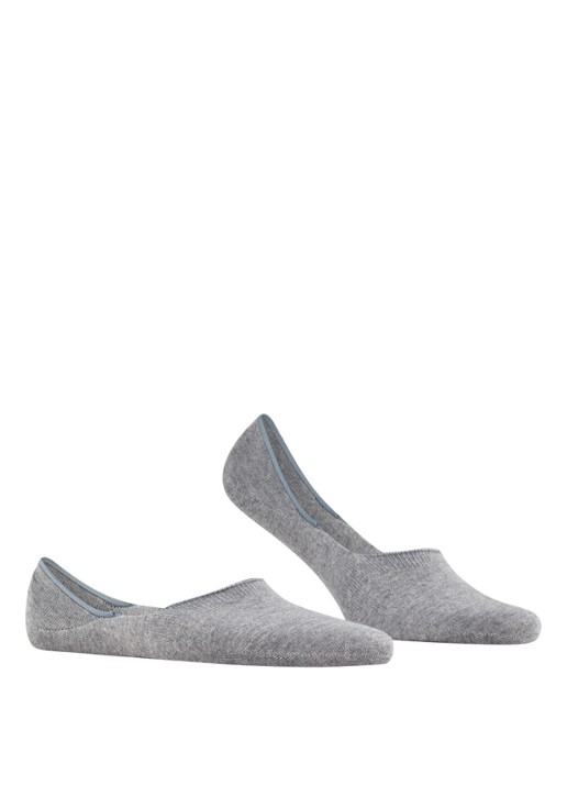 Falke Step sneakersokken met anti-slip - voorkant 2 grijsmele