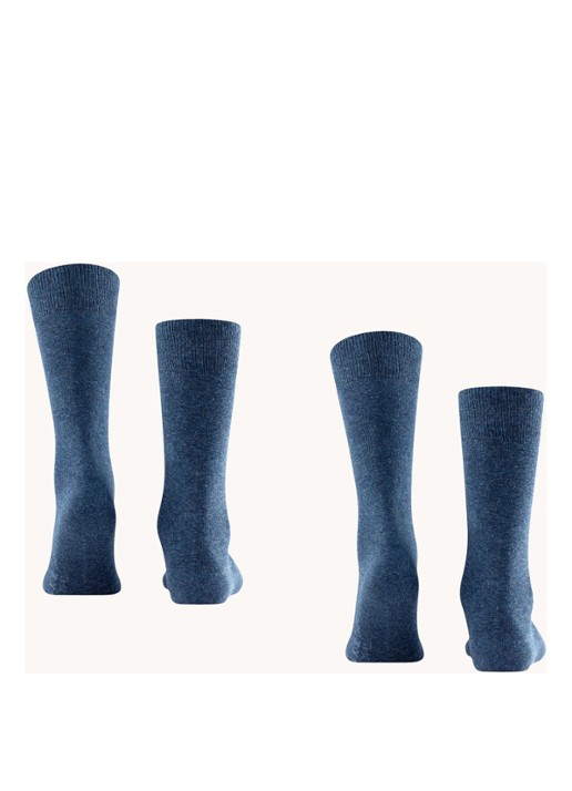 Falke Swing sokken in 2-pack - detail 3 blauw