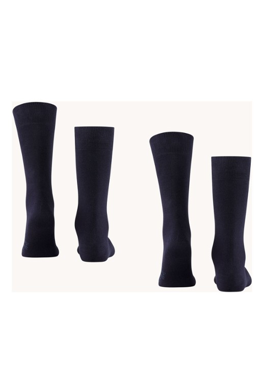 Falke Swing sokken in 2-pack - detail 3 donkerblauw