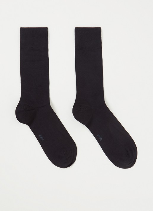 Falke Swing sokken in 2-pack - voorkant donkerblauw