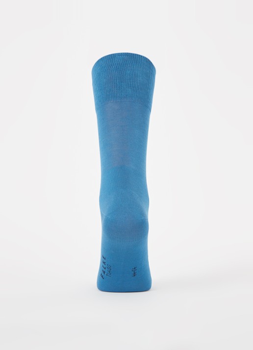 Falke Tiago sokken in  katoen blend  - voorkant 2 blauw