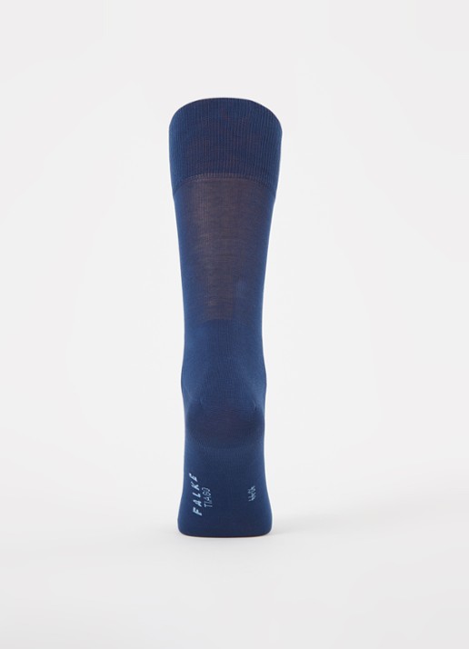Falke Tiago sokken in  katoenblend  - voorkant 2 royalblauw
