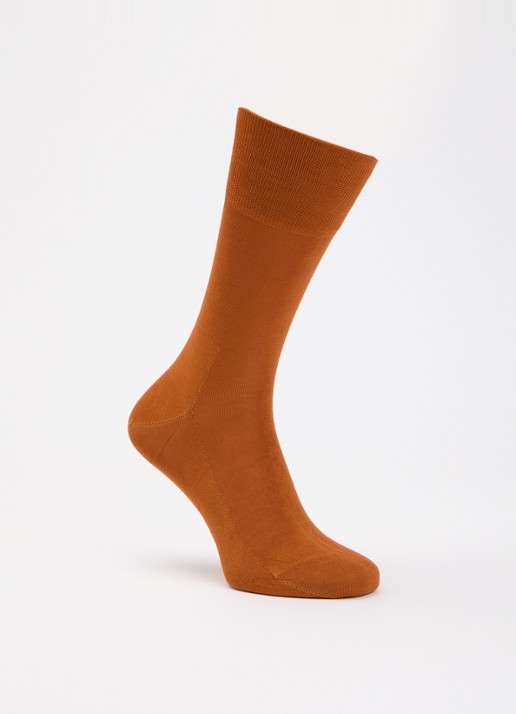 Falke Tiago sokken in  katoenblend - voorkant beige