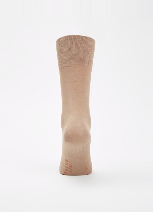 Falke Tiago sokken in katoenblend - voorkant 3 camel