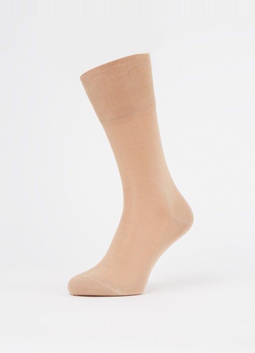 Falke Tiago sokken in katoenblend  - detail 3 khaki