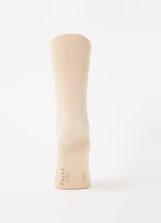 Falke Tiago sokken in katoenblend  - voorkant 3 beige