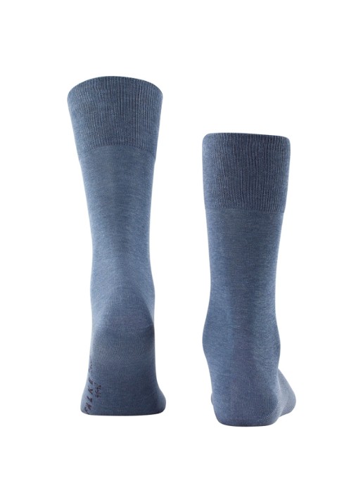 Falke Tiago sokken met anti-slip onderzijde - detail 3 middenblauw
