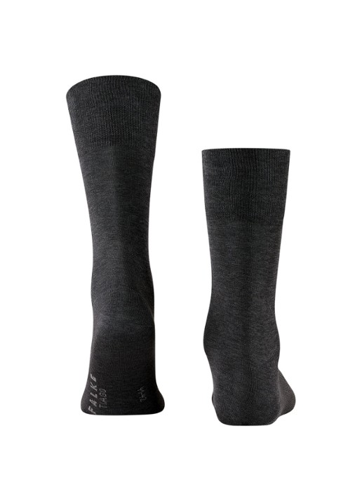 Falke Tiago sokken met anti-slip onderzijde - detail 3 antraciet