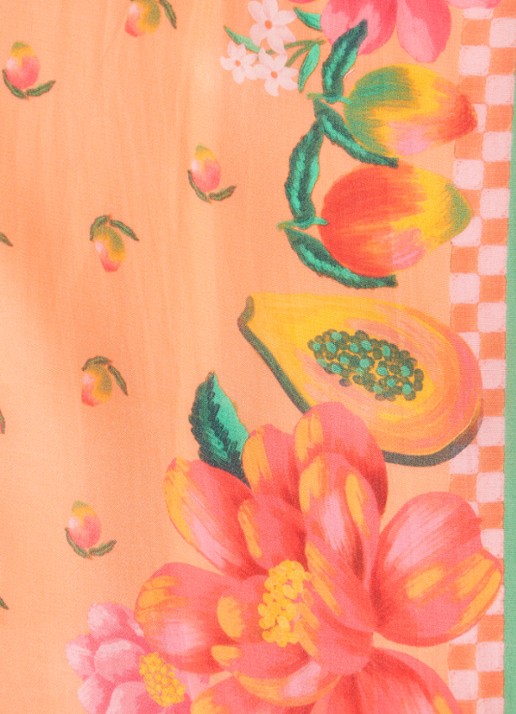 Farm Rio Blouse met bloemenprint  - detail 3 orange
