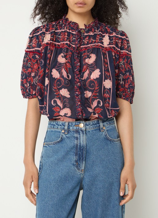Farm Rio Boho blouse met ruches