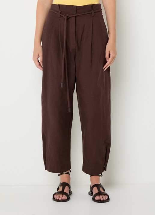 Farm Rio Clochard high waist loose fit cropped pantalon