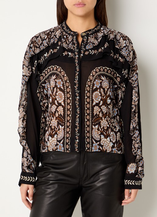 Farm Rio Daniela blouse met print
