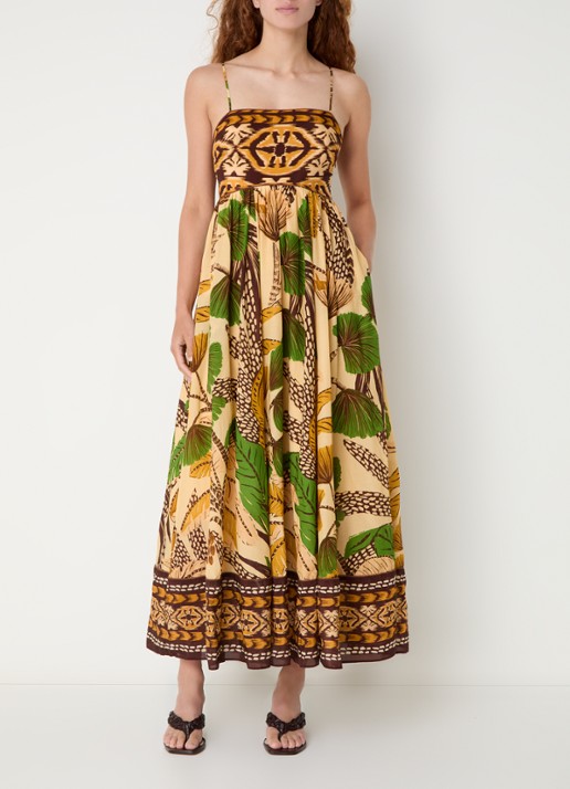 Farm Rio Fiolage maxi jurk met print