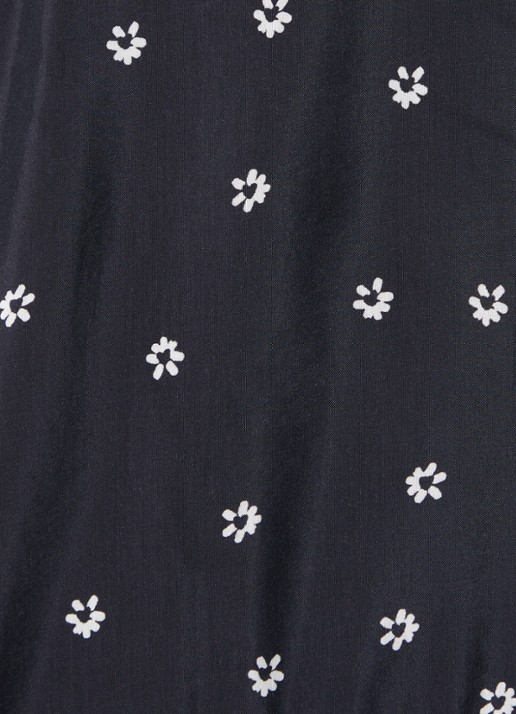 Farm Rio Maxi blousejurk met paisley dessin en strikceintuur - detail 5 zwart