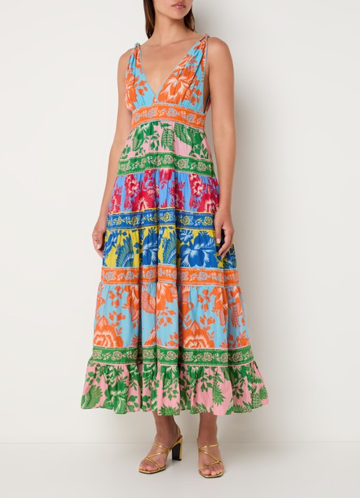 Farm Rio Midi jurk met print