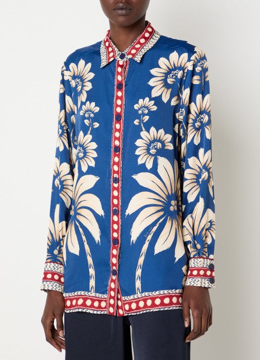 Farm Rio Pyjamatop met bloemenprint