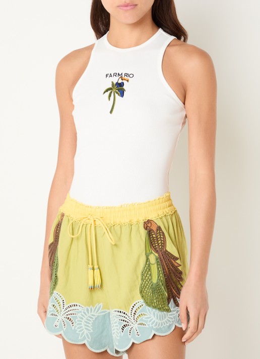 Farm Rio Tucanissimo tanktop met print