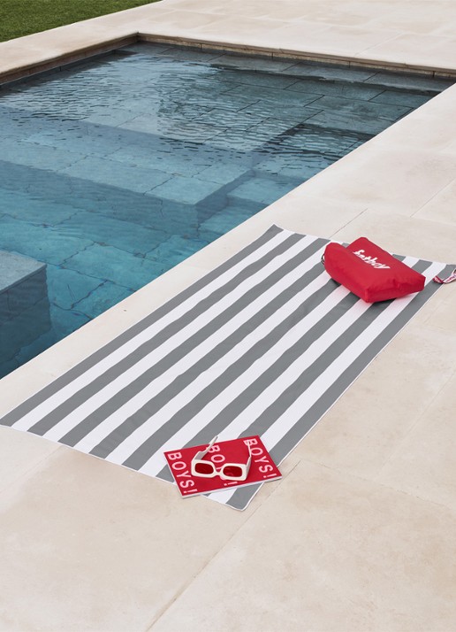 Fatboy Beach Baggy strandlaken 165 x 80 cm - voorkant 3 grijs