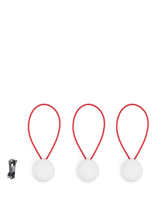 Fatboy Bolleke Mini ledverlichting set van 3 - detail 2 rood