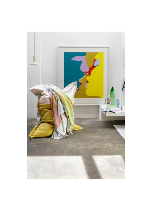 Fatboy Colour Blend plaid van wol met ruitdessin 130 x 185 cm - detail 4 multicolor