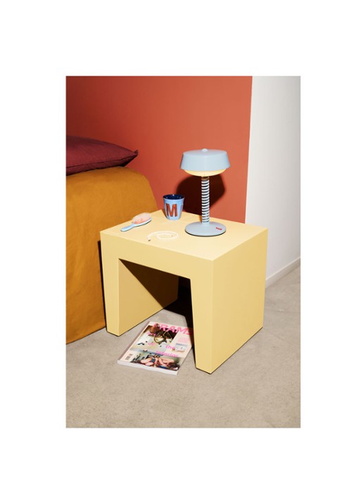 Fatboy Concrete Seat kruk 40 x 50 cm - voorkant 4 ivoor