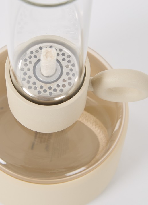 Fatboy Flamtastique XS olielamp Ø10,5 cm - voorkant 2 beige