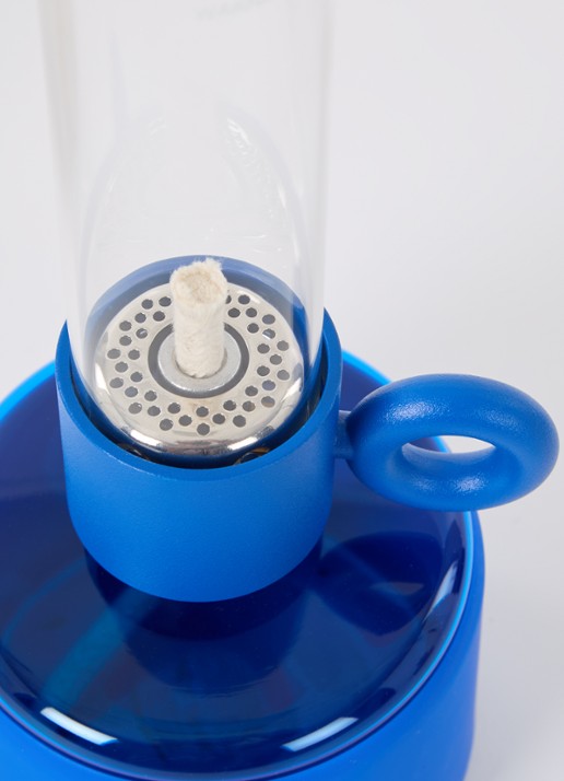 Fatboy Flamtastique XS olielamp Ø10,5 cm - voorkant 2 kobaltblauw