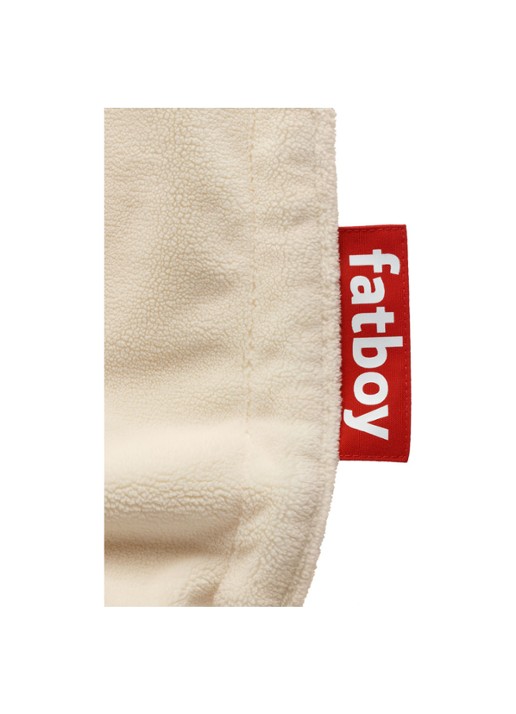 Fatboy Original Slim Teddy zitzak - detail 2 gebroken wit