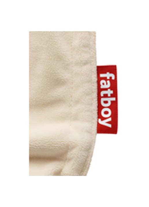 Fatboy Original Slim Teddy zitzak - detail 3 gebroken wit
