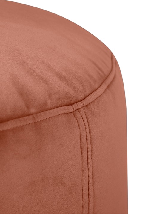Fatboy Point Velvet poef 35 x 50 cm - detail 4 bruin