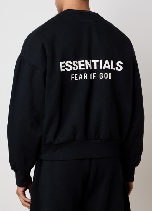 Fear of God Essentials AS25 sweater met flock logoprint