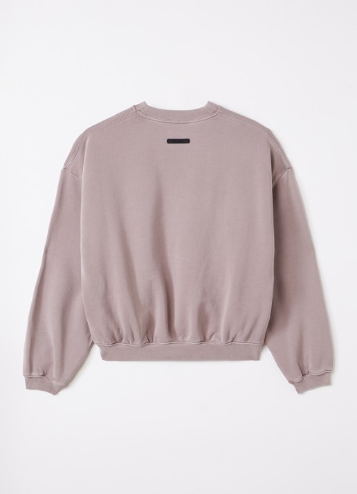 Fear of God Essentials Campus sweater met logoprint - voorkant 3 taupe