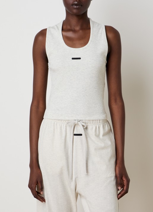 Fear of God Essentials Cropped tanktop met logo