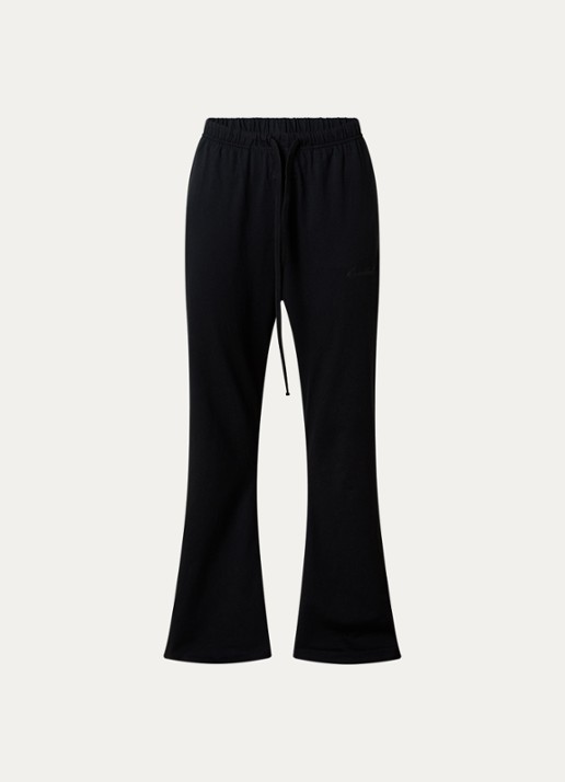 Fear of God Essentials High waist flared fit broek met steekzakken - voorkant zwart