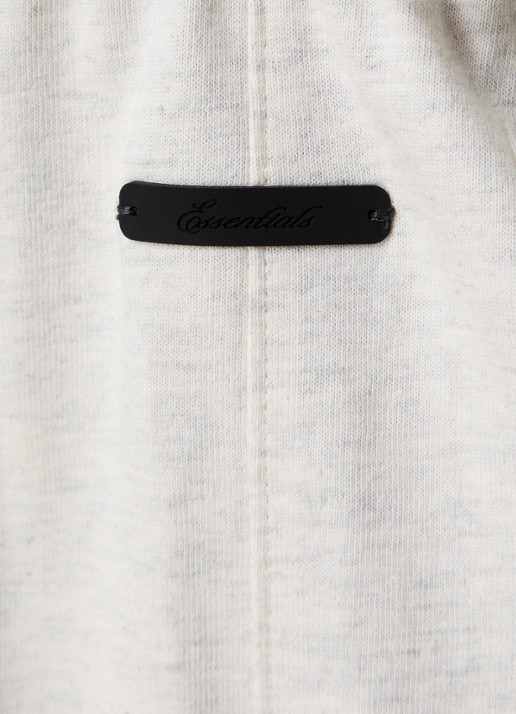 Fear of God Essentials High waist flared fit broek met steekzakken - detail 3 lichtgrijs