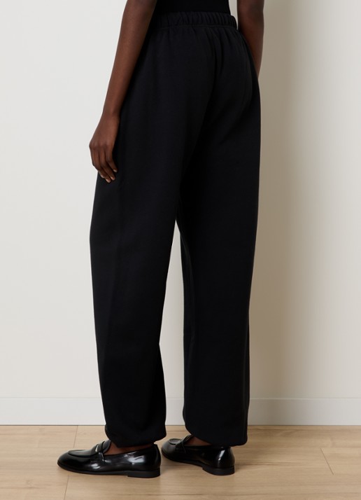 Fear of God Essentials High waist tapered fit joggingbroek met logo - achterkant zwart
