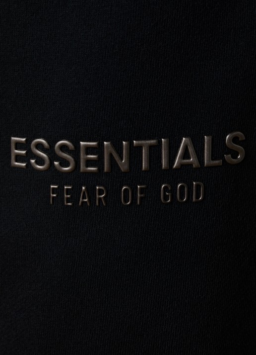 Fear of God Essentials High waist tapered fit joggingbroek met logo - detail 5 zwart