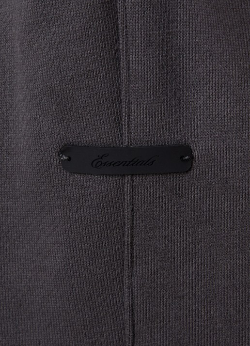 Fear of God Essentials High waist wide fit joggingsbroek met steekzakken - detail 5 donkergrijs
