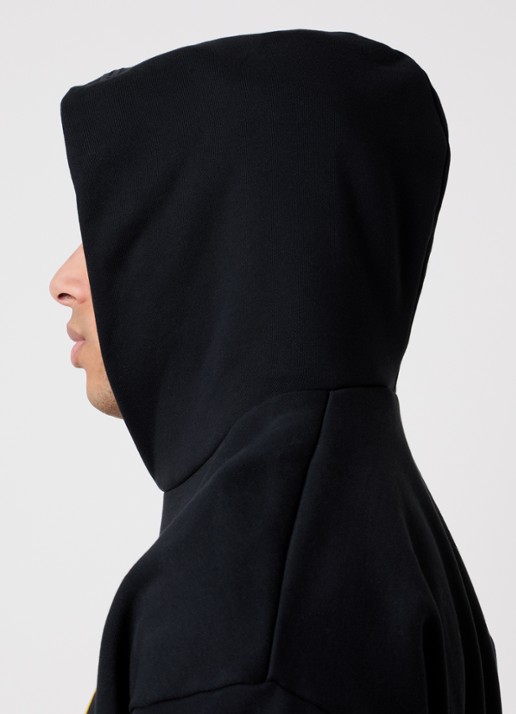 Fear of God Essentials Hoodie met flockprint - detail 3 zwart
