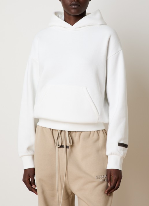 Fear of God Essentials Hoodie met gemêleerd dessin - detail 2 wit
