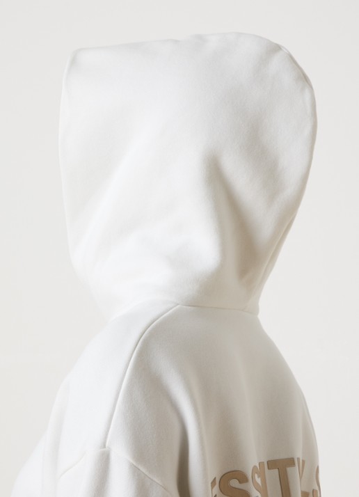 Fear of God Essentials Hoodie met gemêleerd dessin - detail 3 wit
