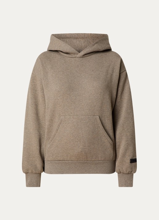Fear of God Essentials Hoodie met gemêleerd dessin - voorkant 5 donkerbeige